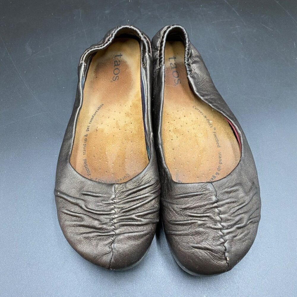 Taos Bronze Ballet Flats Women's Size 8